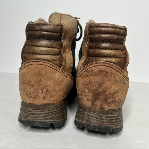 VTG Danner Gore-Tex Brown and Green Ankle Boots Rugged Outdoor Design Size 6.5 - Picture 4 of 7